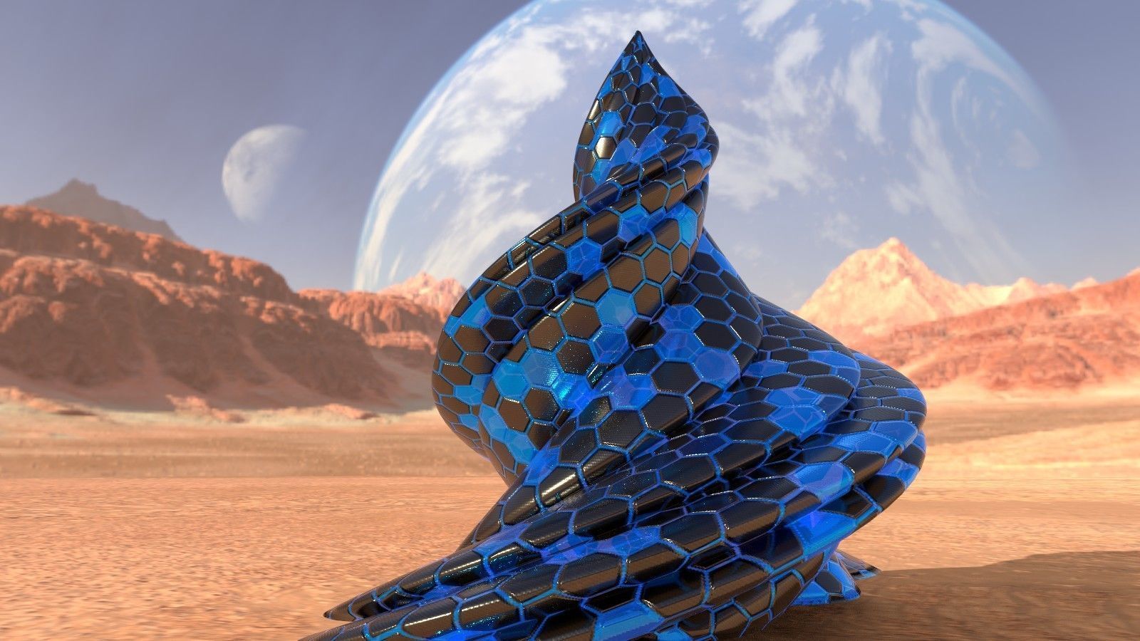 Alien Architecture 3D model_2