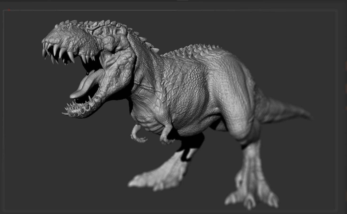 V Rex Sculpt Projects 3D model_10