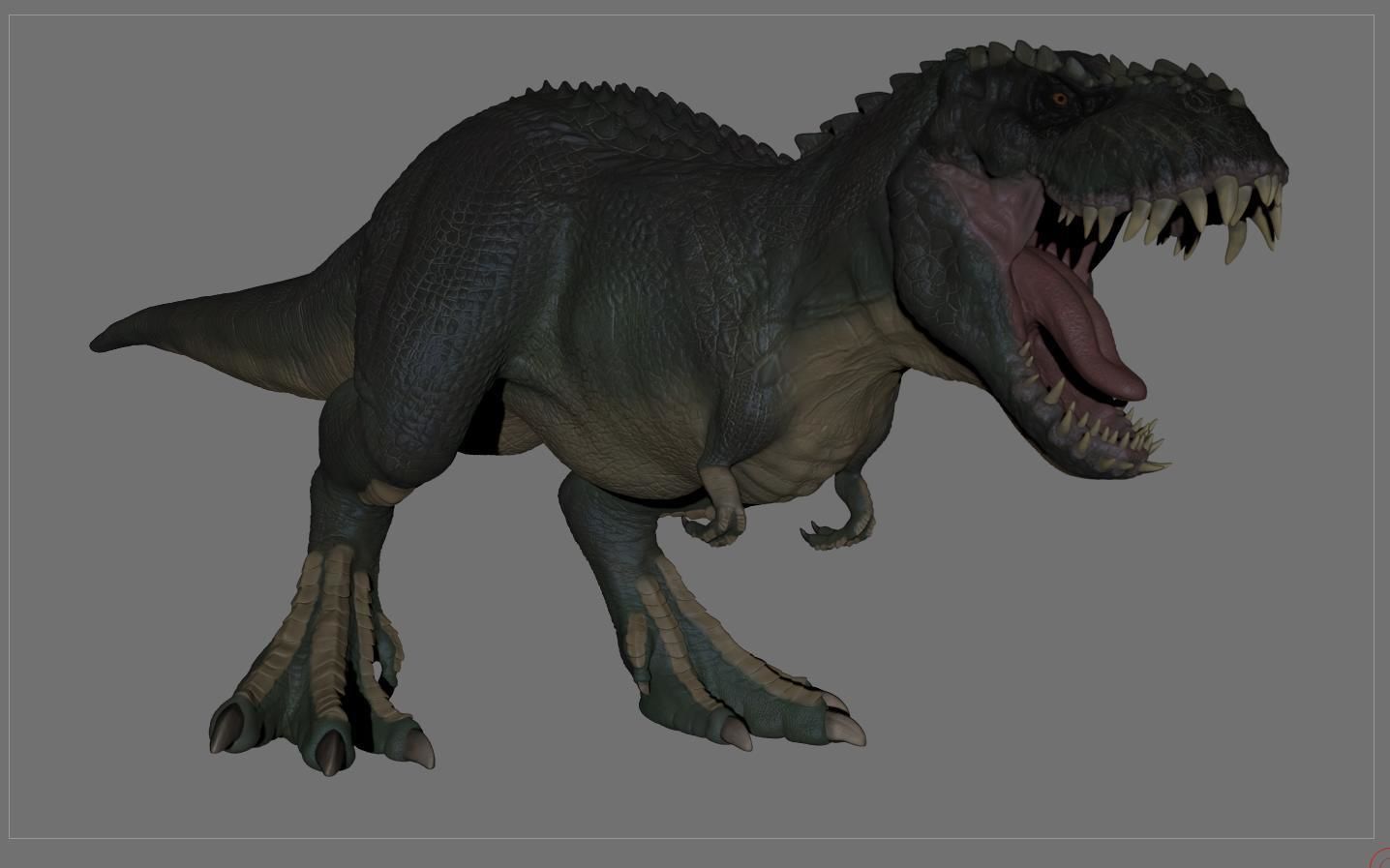V Rex Sculpt Projects 3D model_1