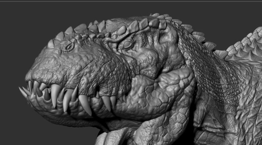 V Rex Sculpt Projects 3D model_9