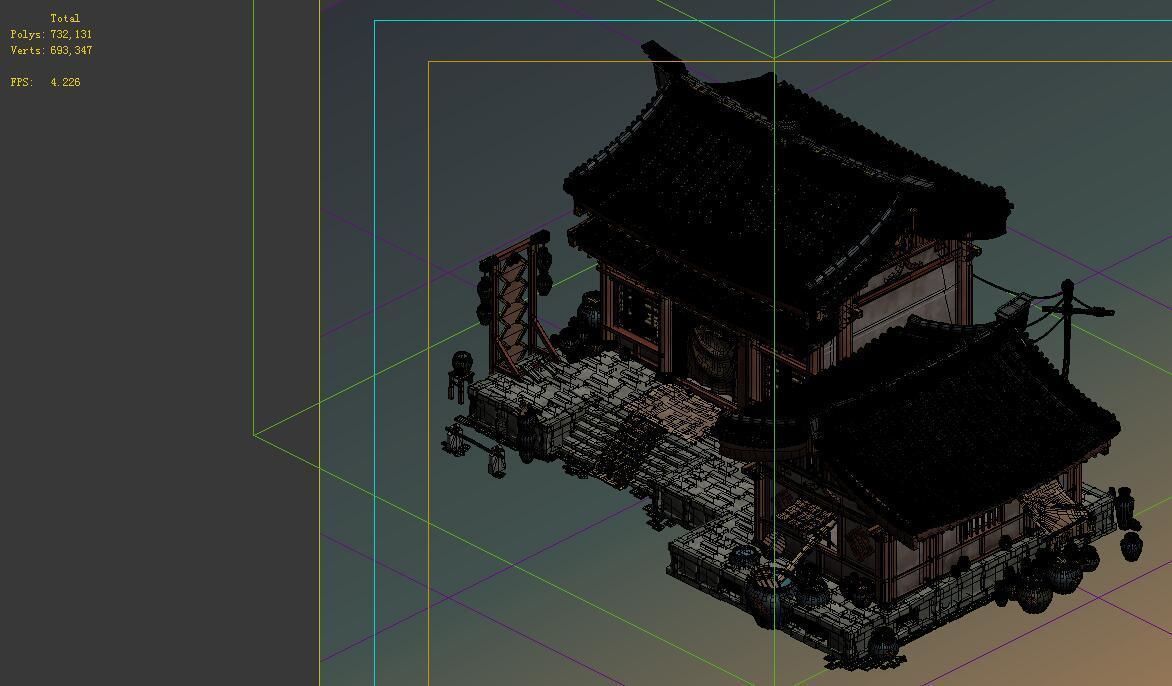 Game Model - City - Wine Shop 3D model_1