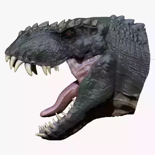 V Rex Head Sculpt Project