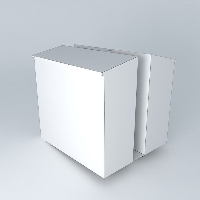 First Garden block of americas Free 3D model_4