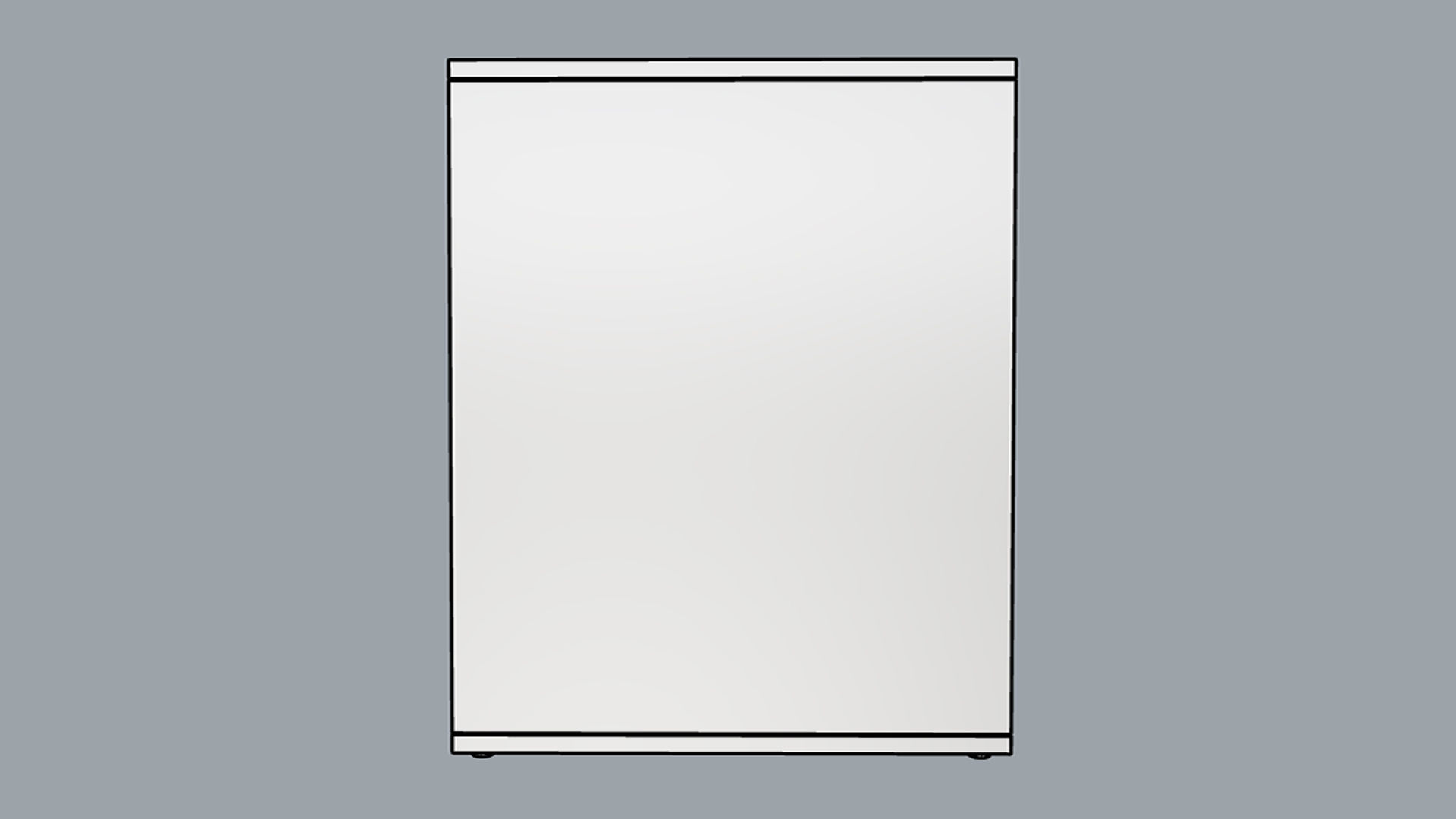 ALEX Drawer Unit White With 4 Drawers 3D model_19