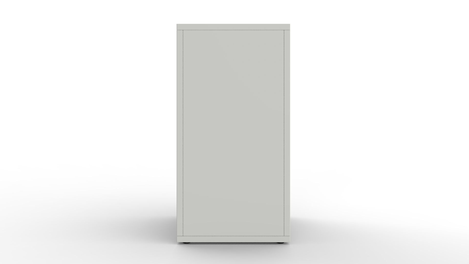 ALEX Drawer Unit White With 4 Drawers 3D model_5