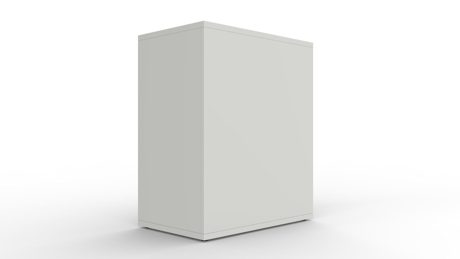 ALEX Drawer Unit White With 4 Drawers 3D model_4