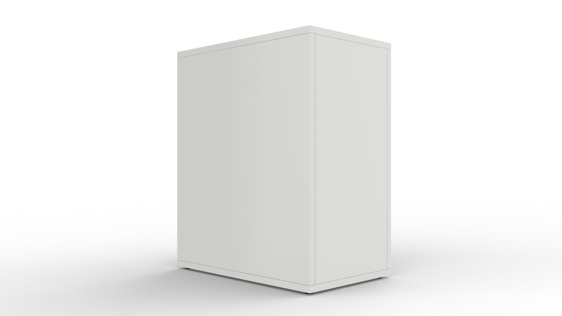 ALEX Drawer Unit White With 4 Drawers 3D model_6