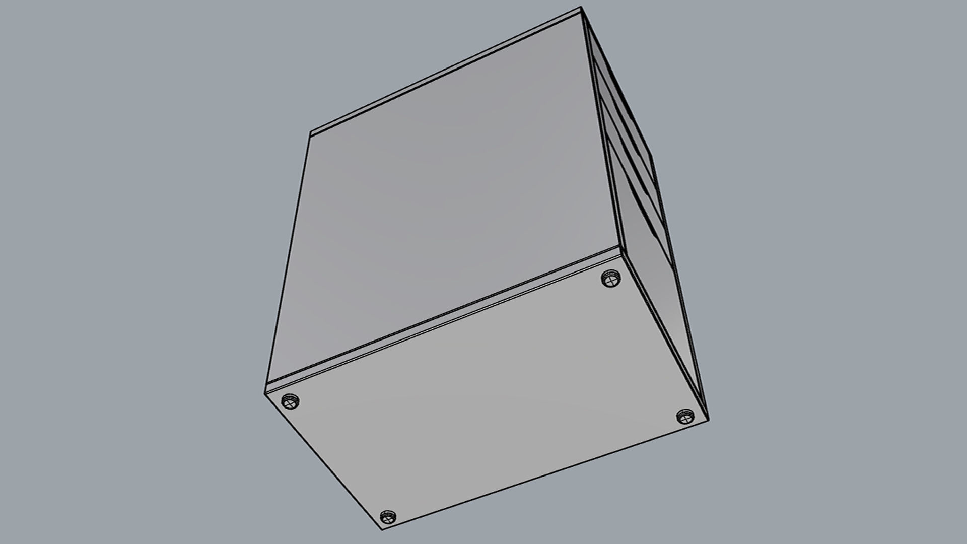 ALEX Drawer Unit White With 4 Drawers 3D model_23