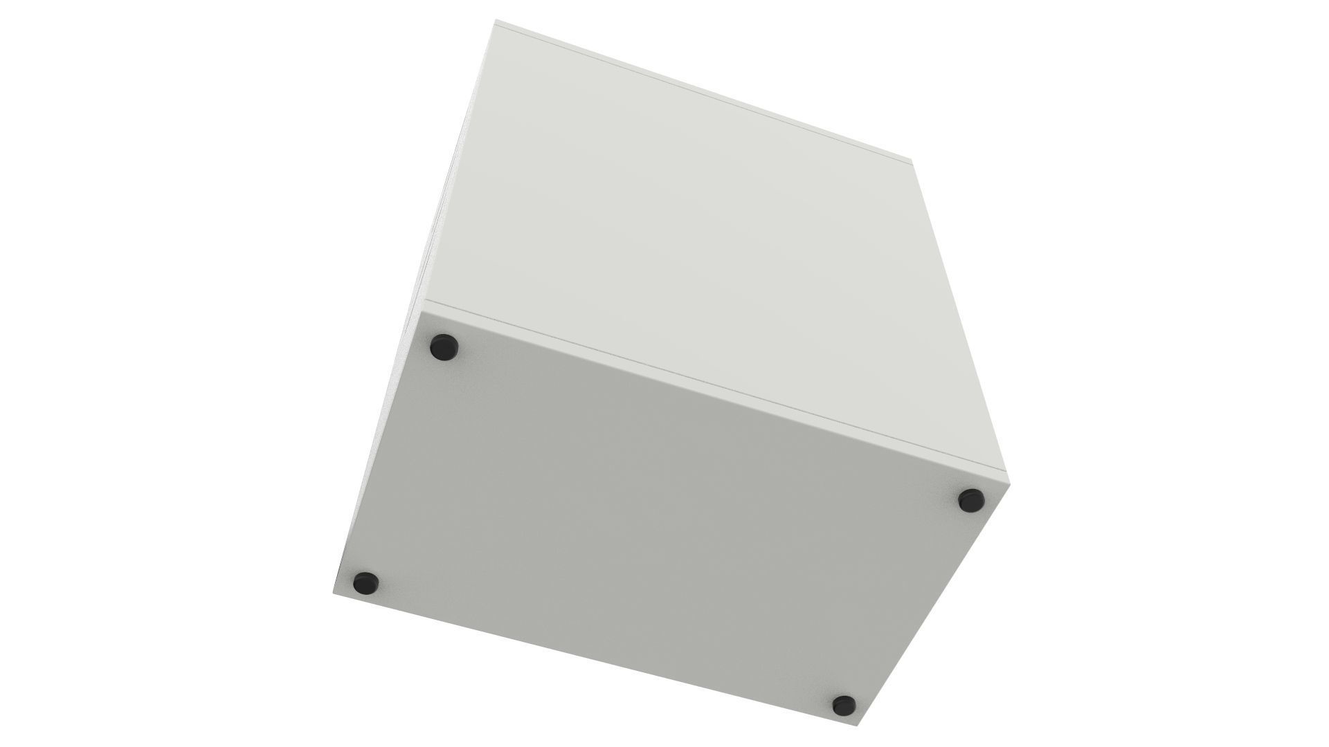 ALEX Drawer Unit White With 4 Drawers 3D model_10