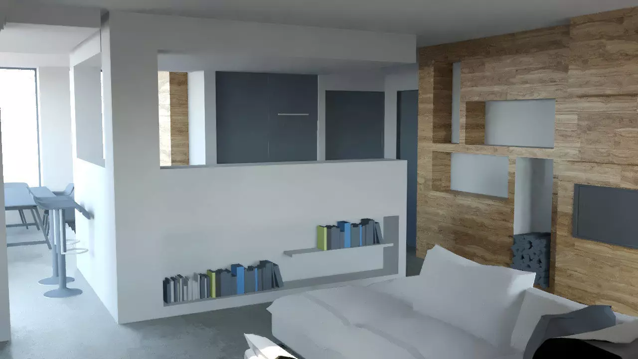 Living Room 3D model_0