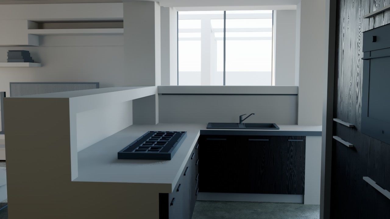 Living Room 3D model_3