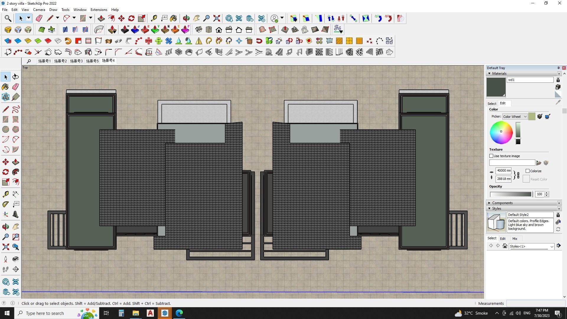 Villa 3d model free download 3D model_4