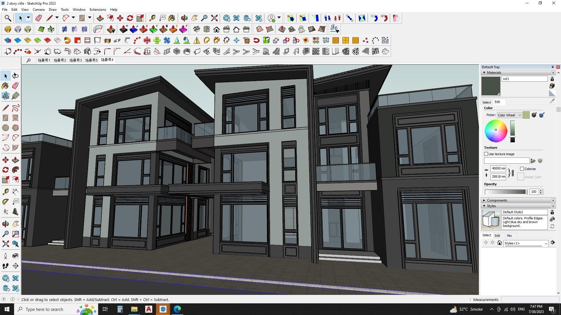 Villa 3d model free download 3D model_6