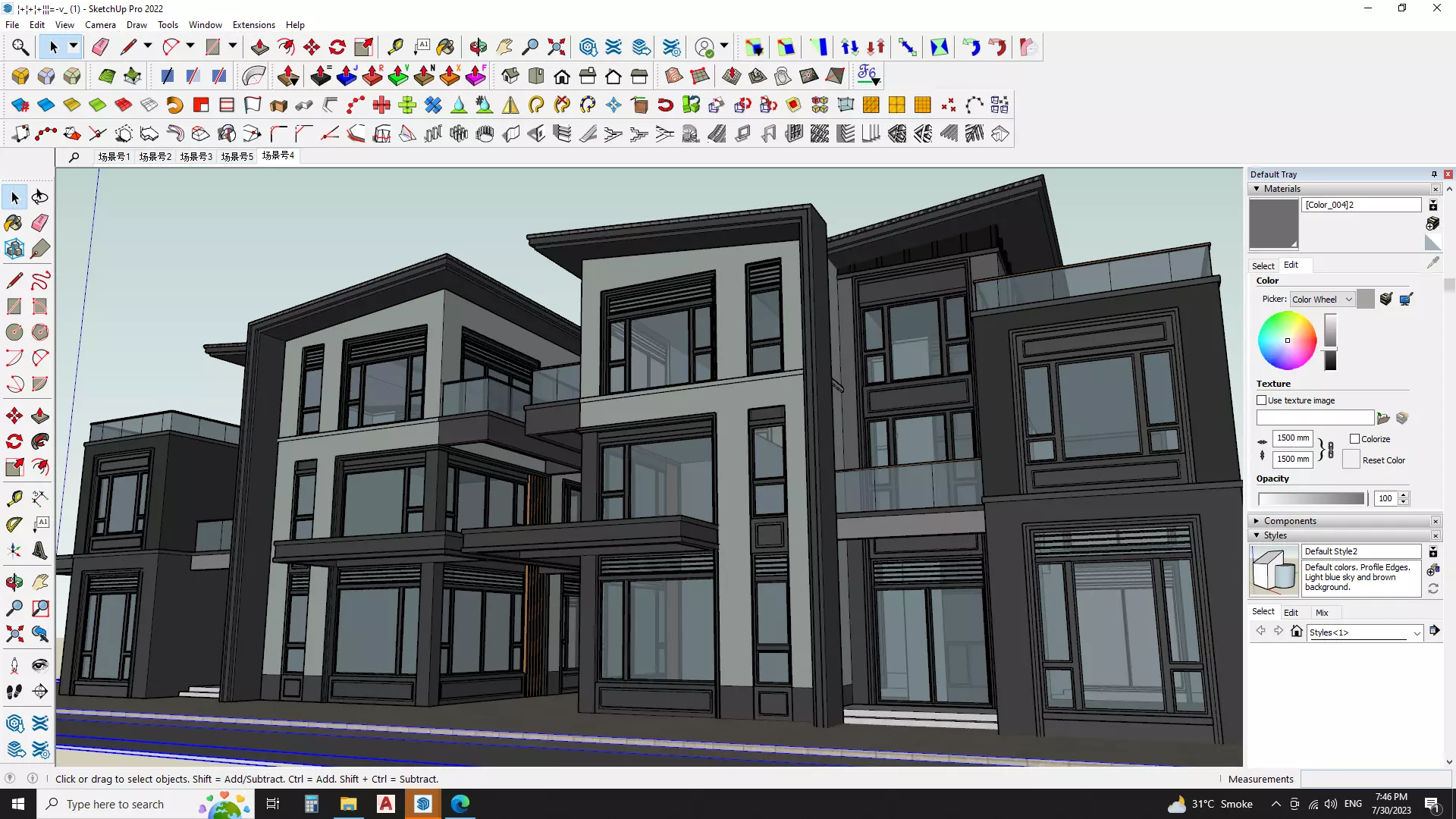 Villa 3d model free download 3D model_0