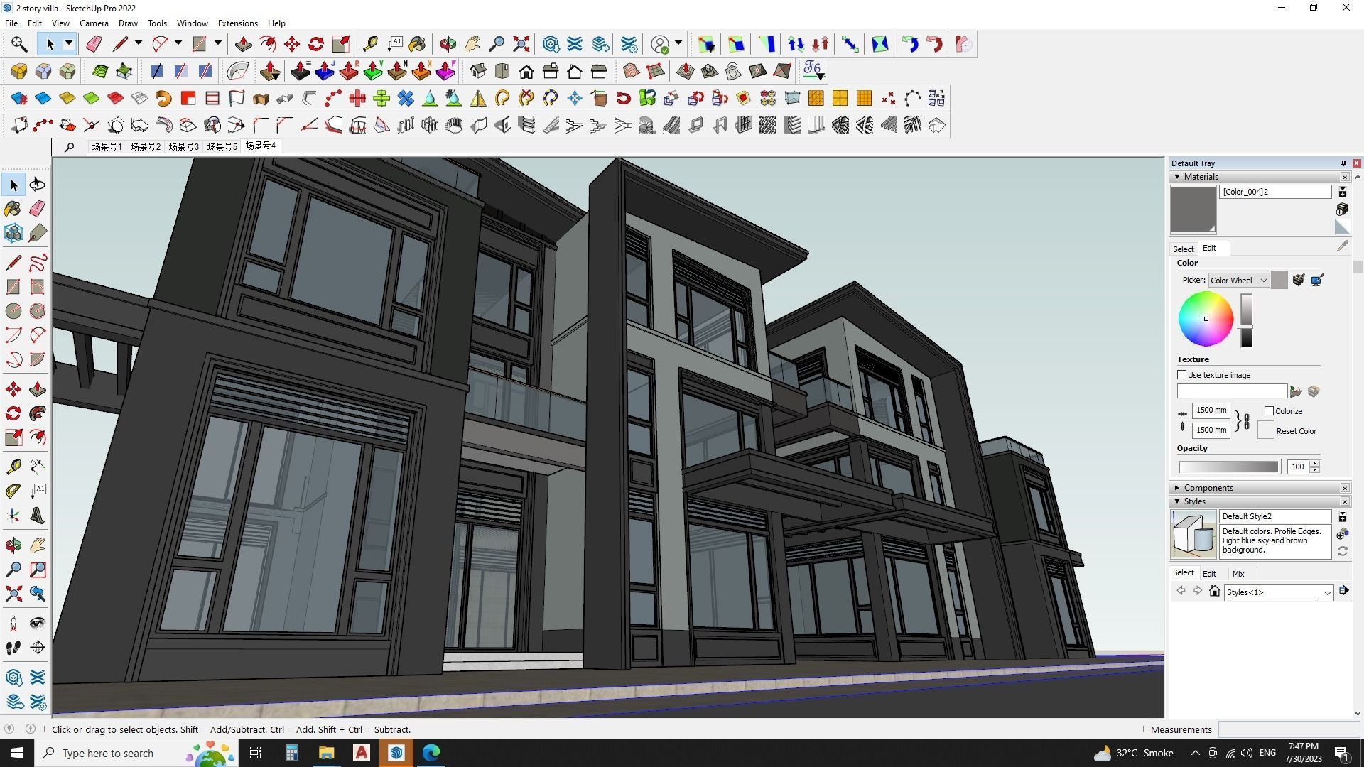 Villa 3d model free download 3D model_1
