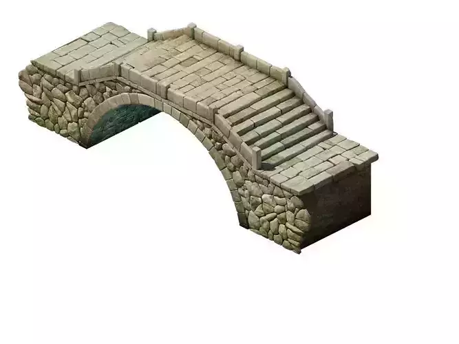 Game Model - City Stone Bridge 02