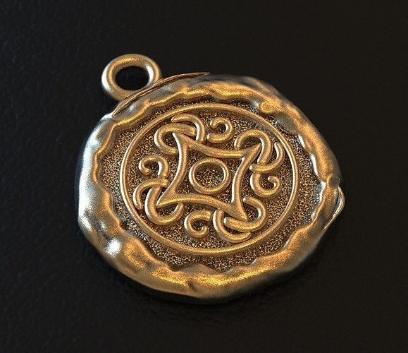 Viking ornament  pagan symbol amulet  pendant 3D print model