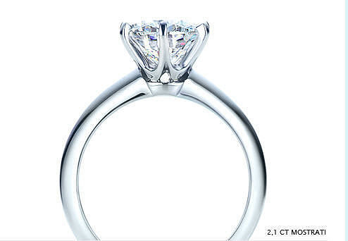 Solitary Ring Tiffany 4 Claw -CG16 3D print model