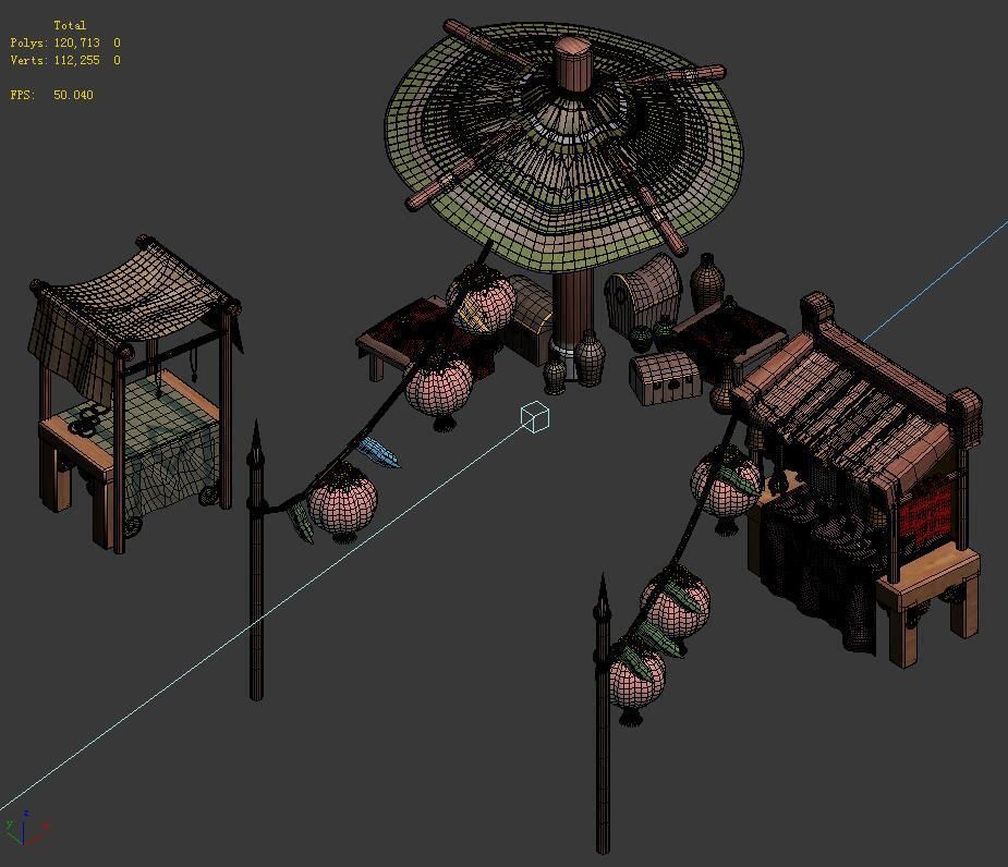 City - Small shop 02 3D model_5