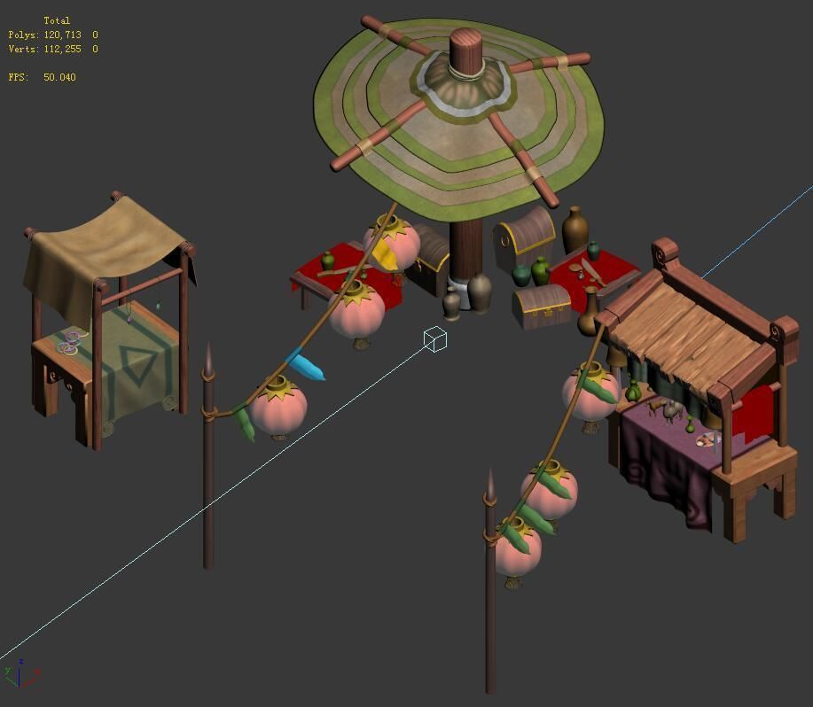 City - Small shop 02 3D model_6