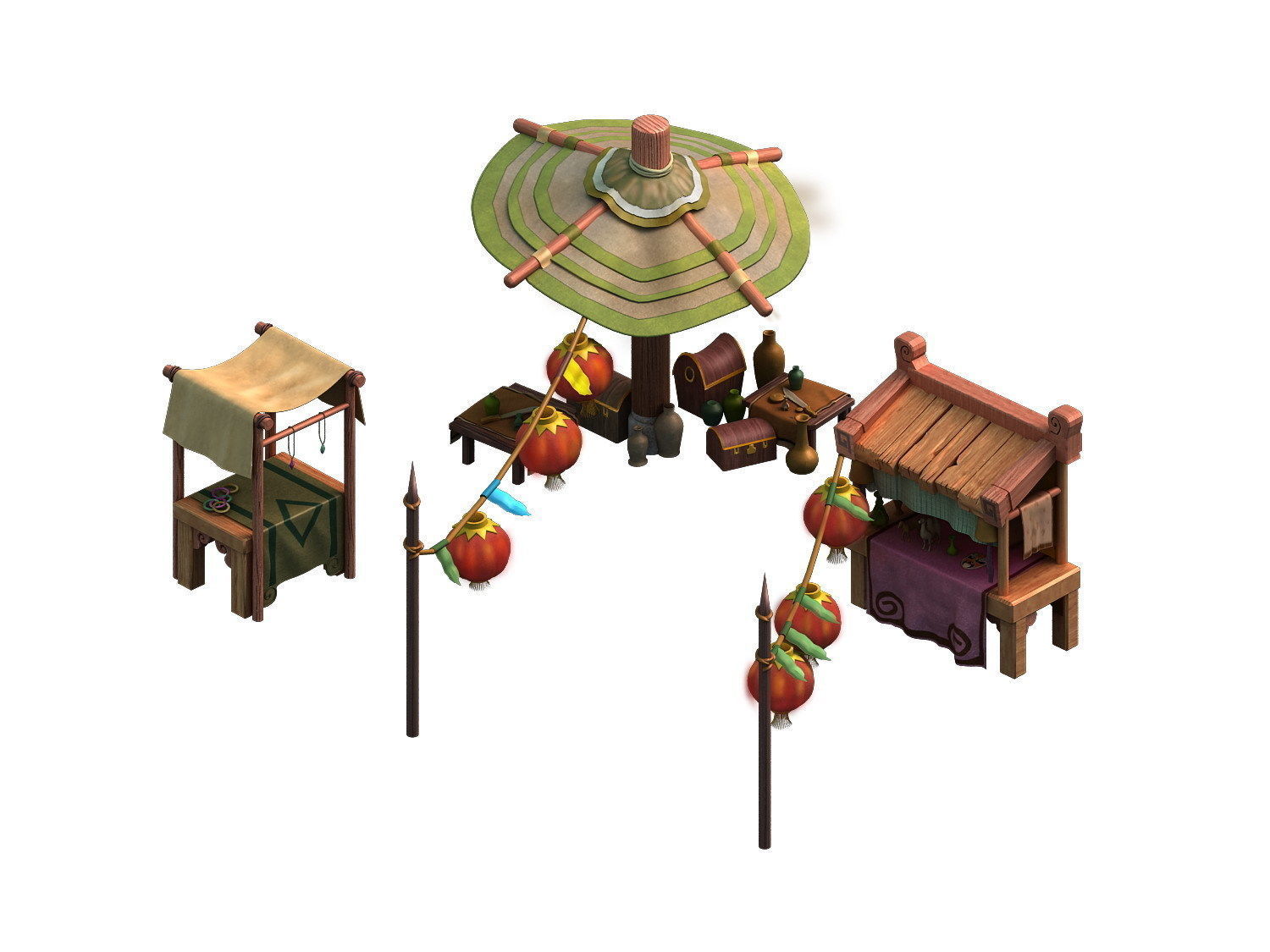 City - Small shop 02 3D model_2