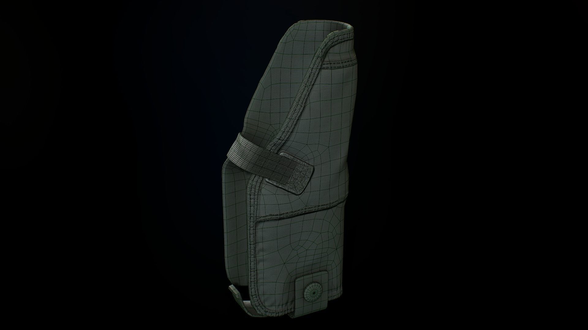 Taser 7 holster Low-poly 3D model_12