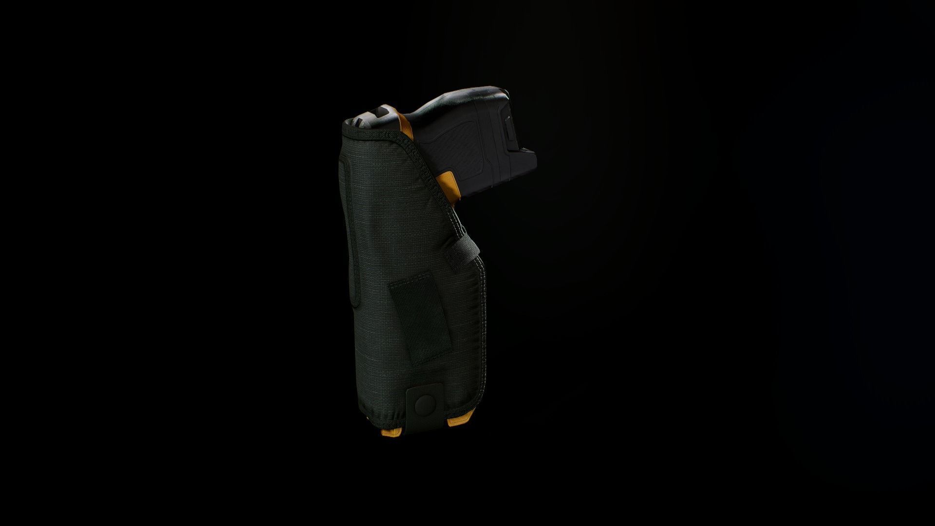 Taser 7 holster Low-poly 3D model_11