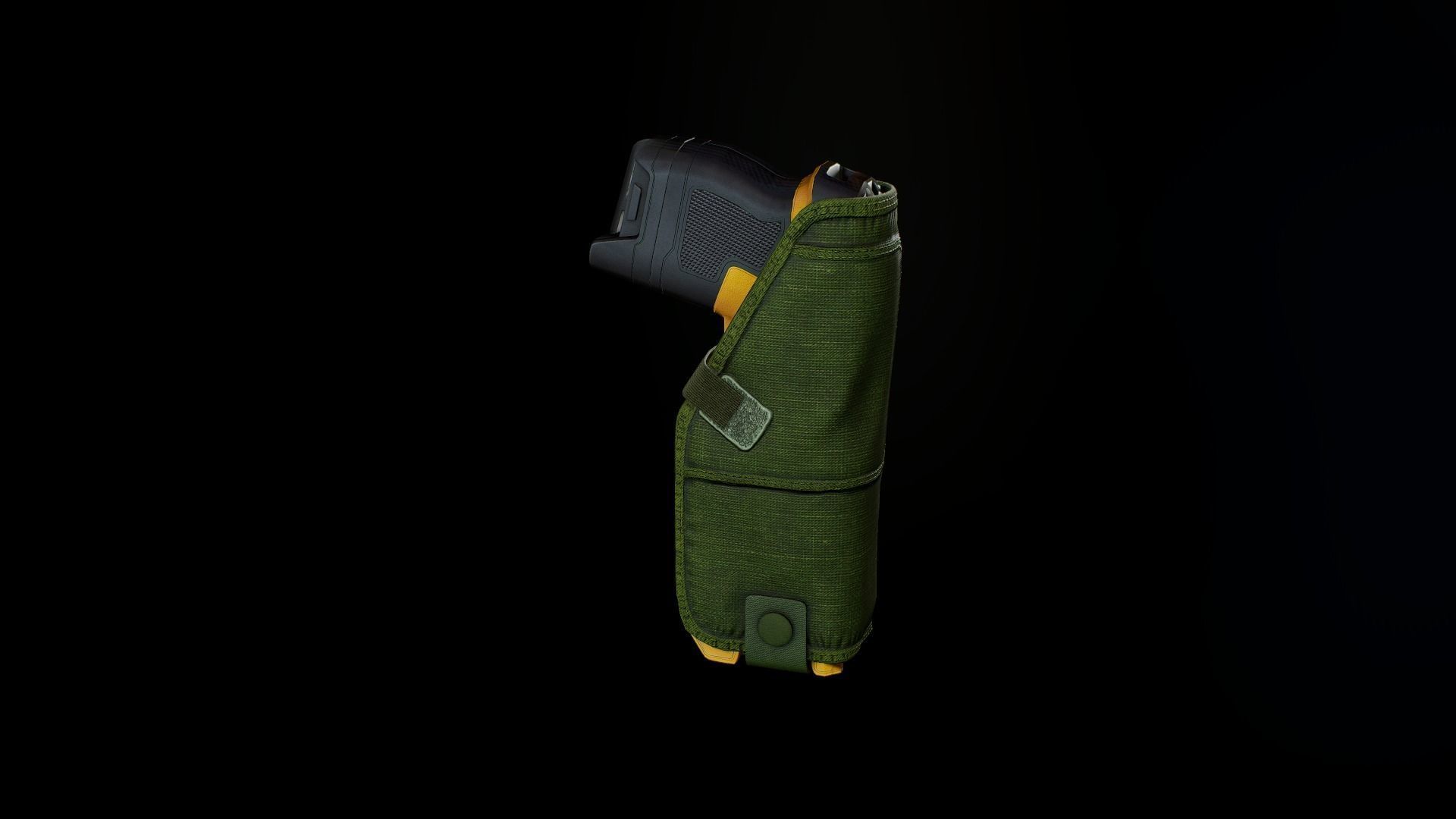 Taser 7 holster Low-poly 3D model_6