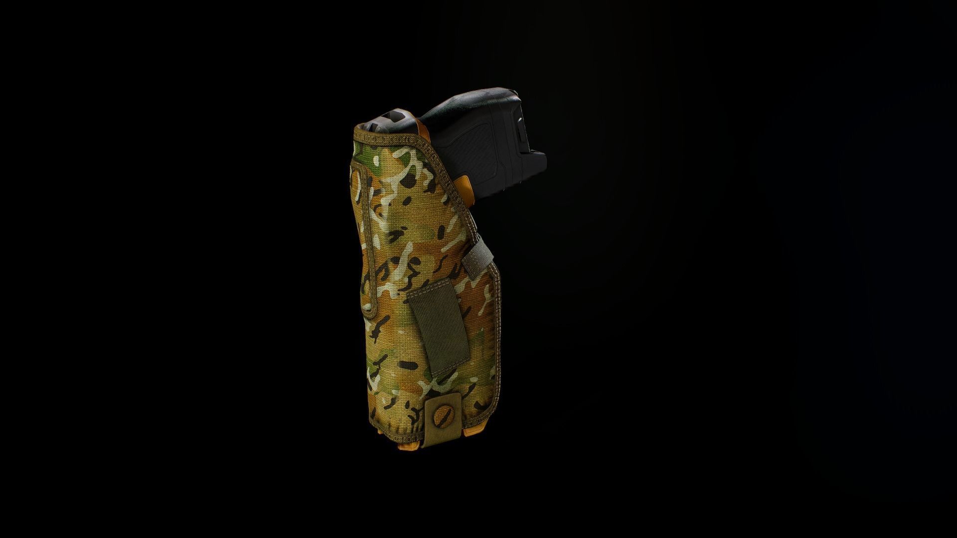 Taser 7 holster Low-poly 3D model_5
