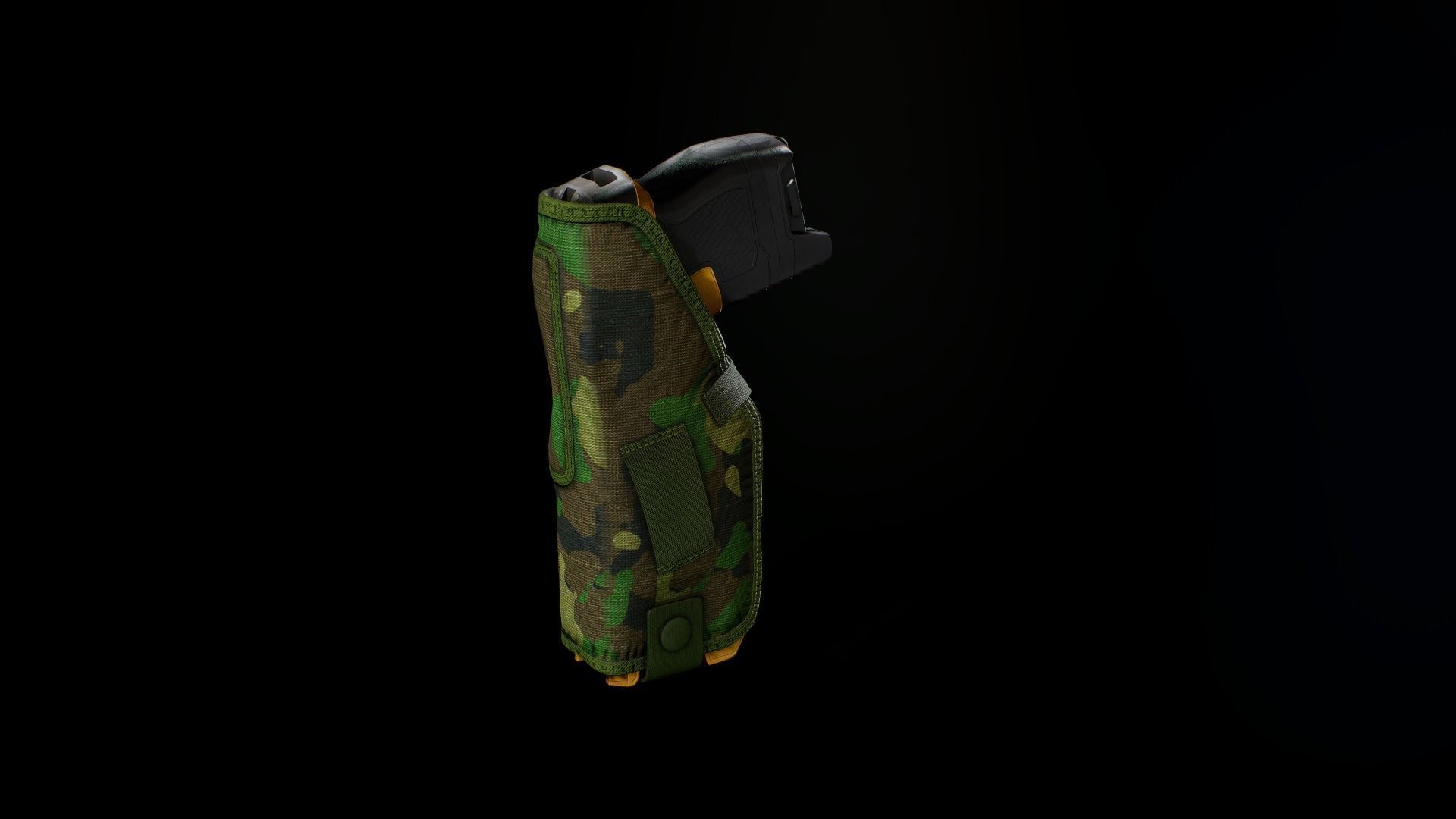 Taser 7 holster Low-poly 3D model_9