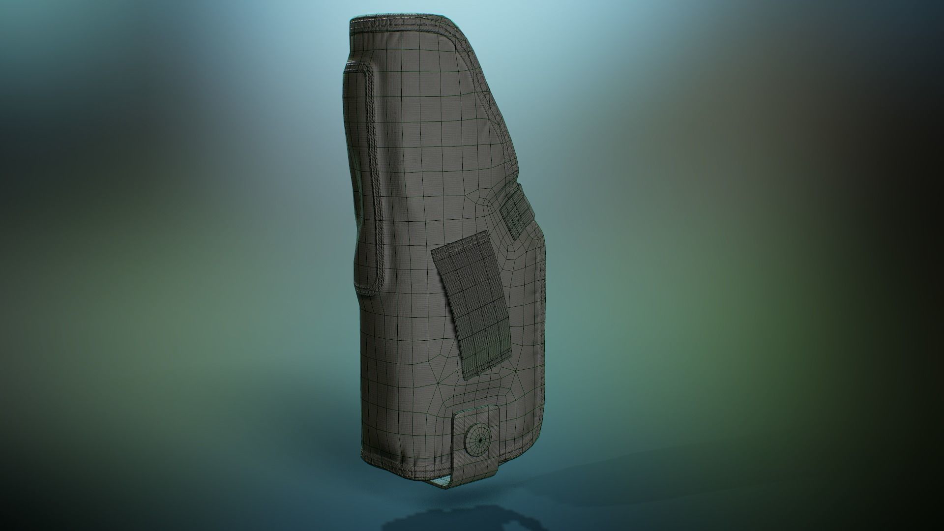 Taser 7 holster Low-poly 3D model_14