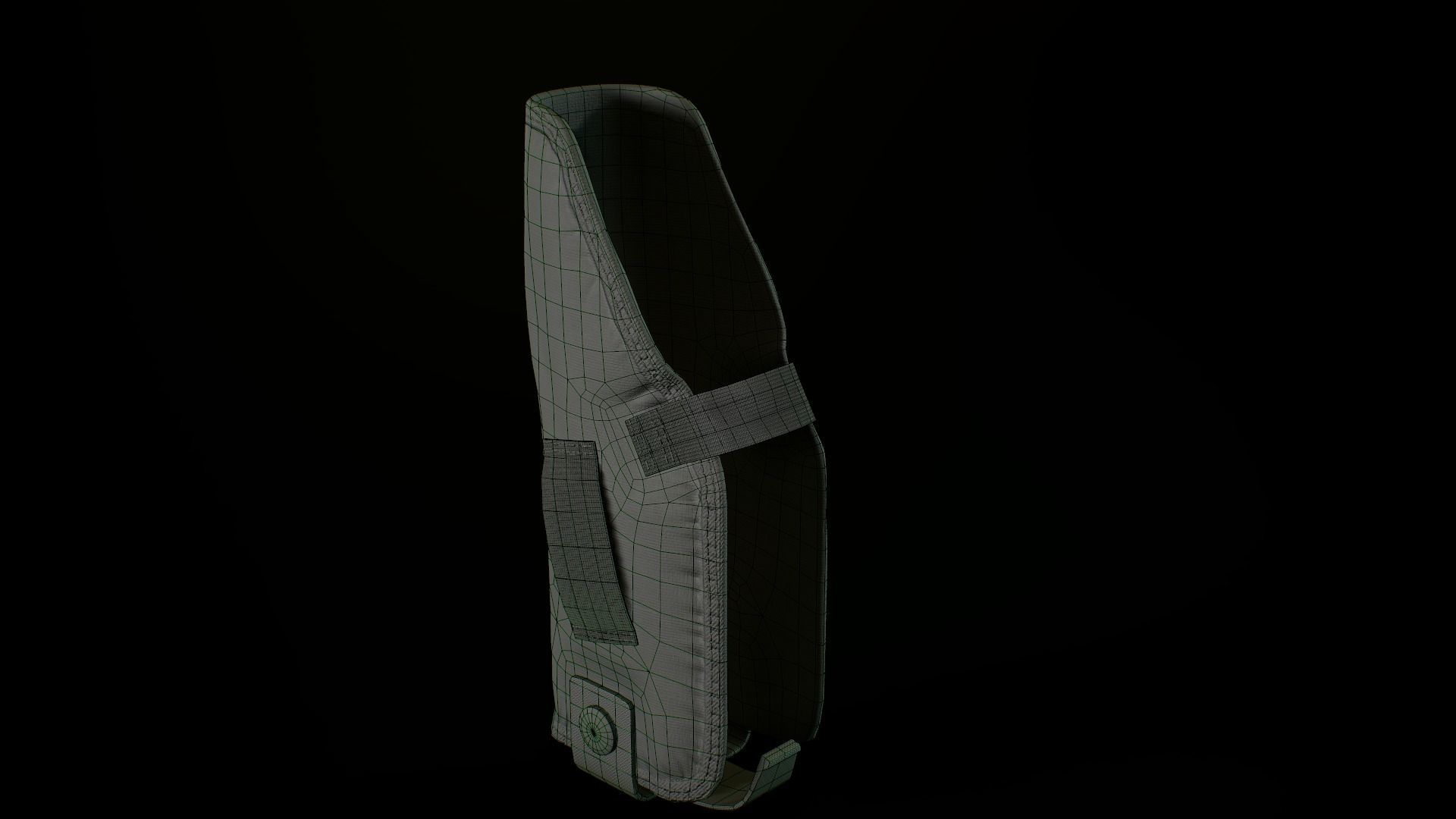 Taser 7 holster Low-poly 3D model_13