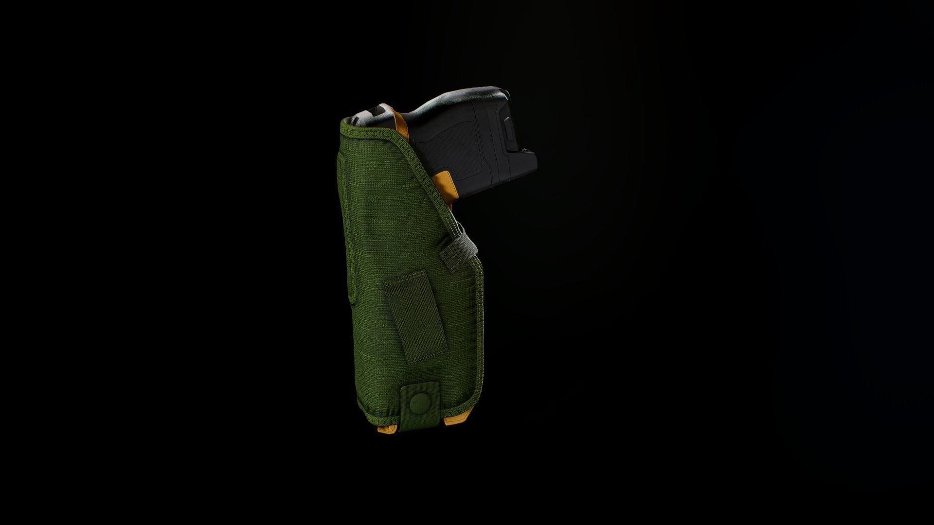 Taser 7 holster Low-poly 3D model_7