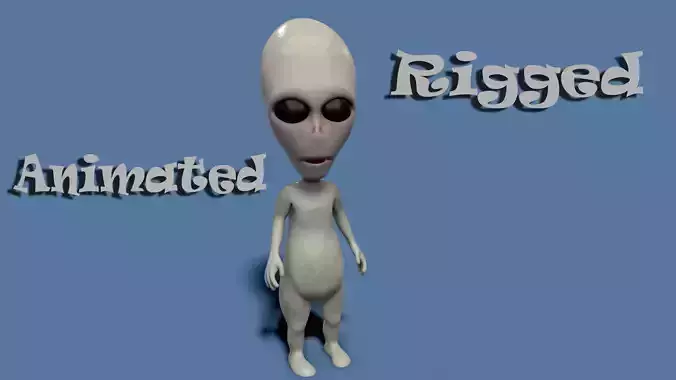 cartoon alien