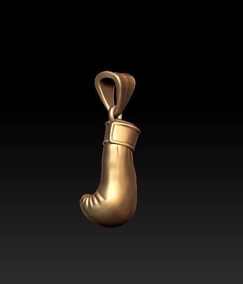 Boxing Glove pendant 3D print model_1