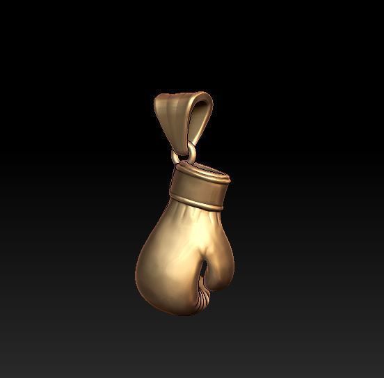 Boxing Glove pendant 3D print model_2