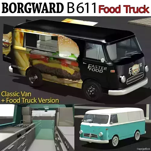 Borgward B 611 Food Truck