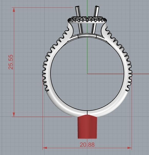 Solitary Ring -CG06 3D print model_14
