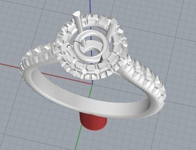 Solitary Ring -CG06 3D print model_13