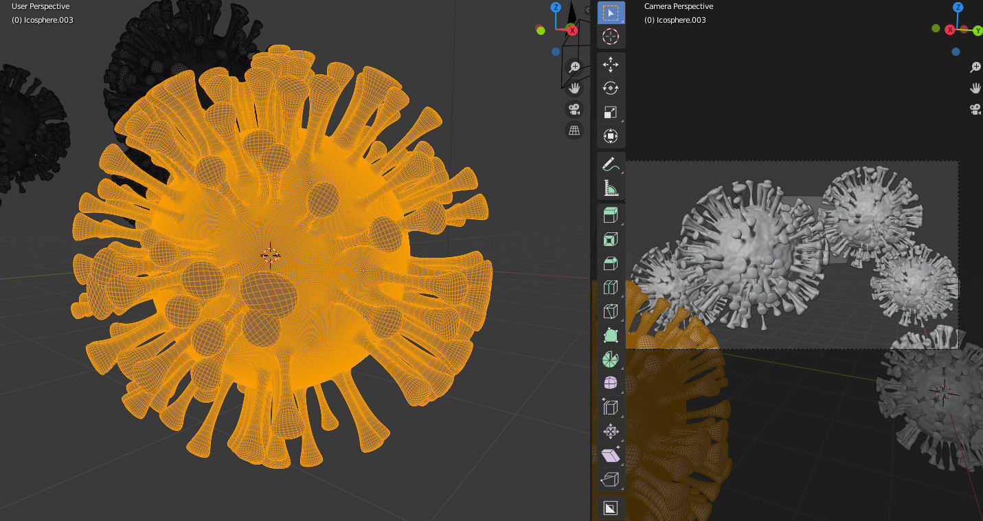 COVID-19 CORONAVIRUS 3D model_10
