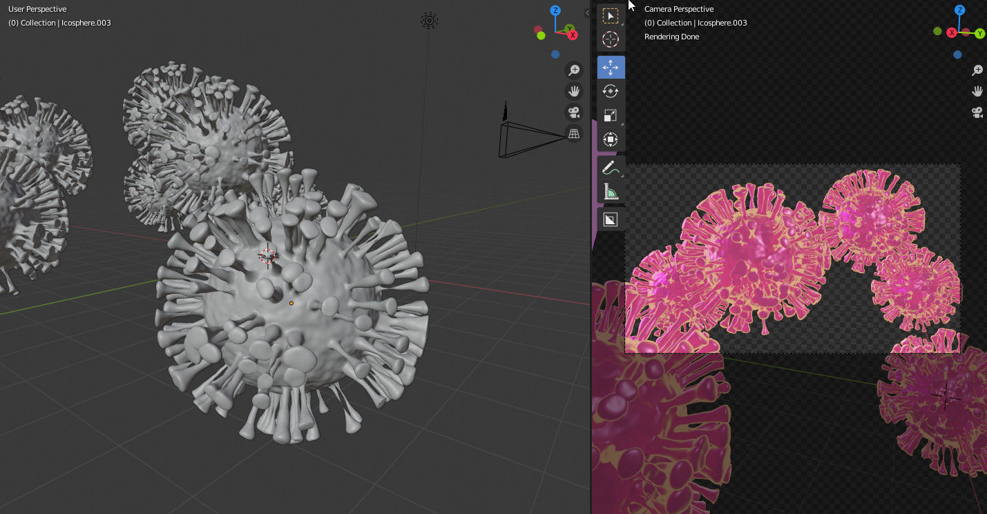 COVID-19 CORONAVIRUS 3D model_7