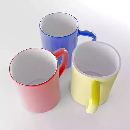 3 Cups three mugs - three mugs