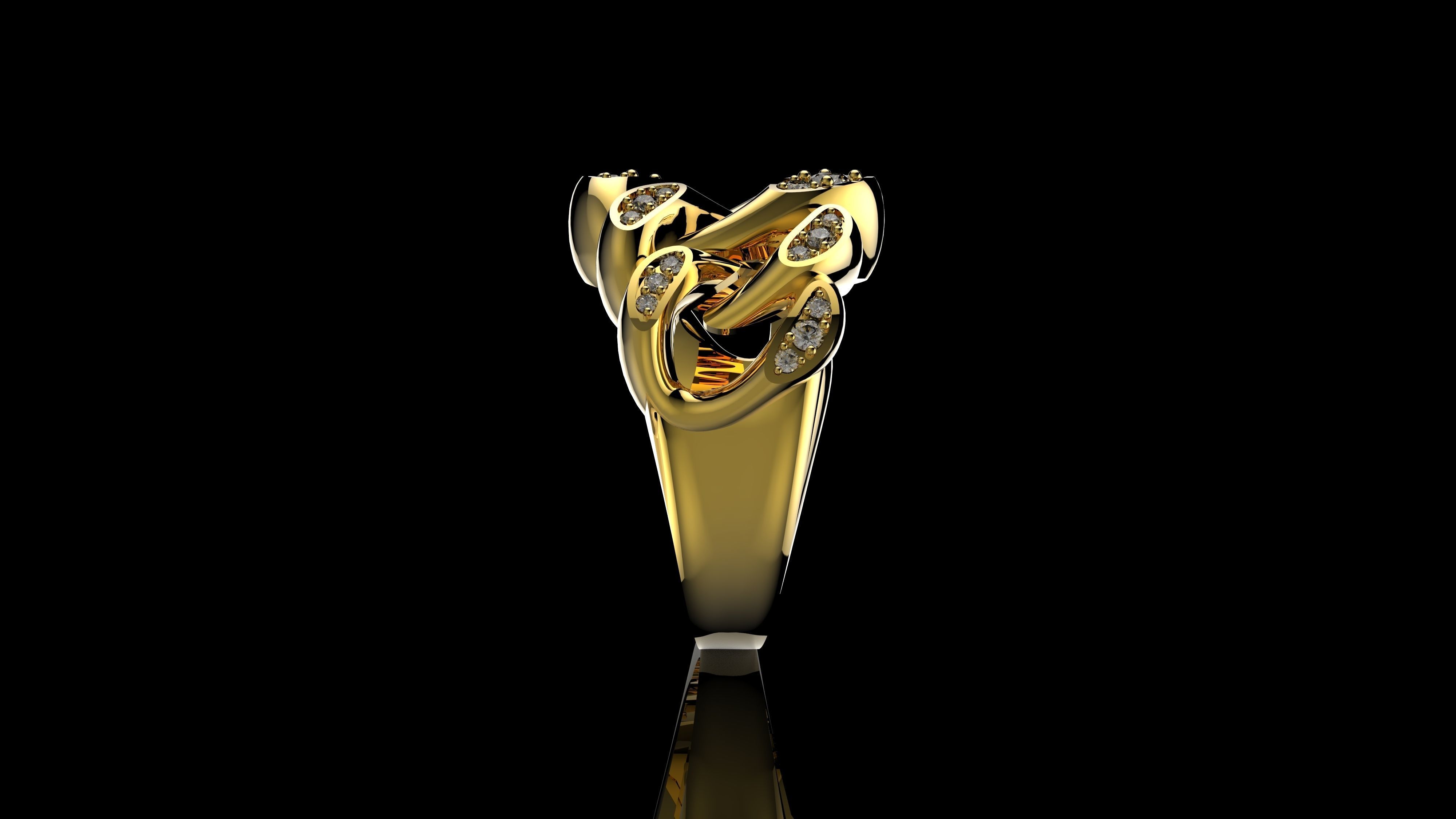 M RINGS N63 3D print model_2