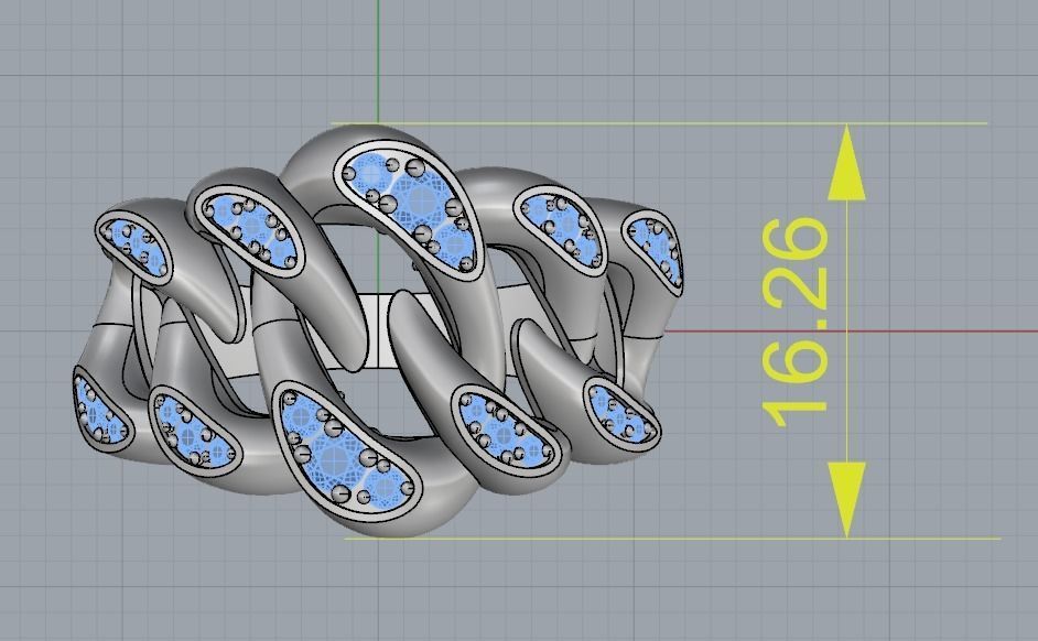 M RINGS N63 3D print model_7