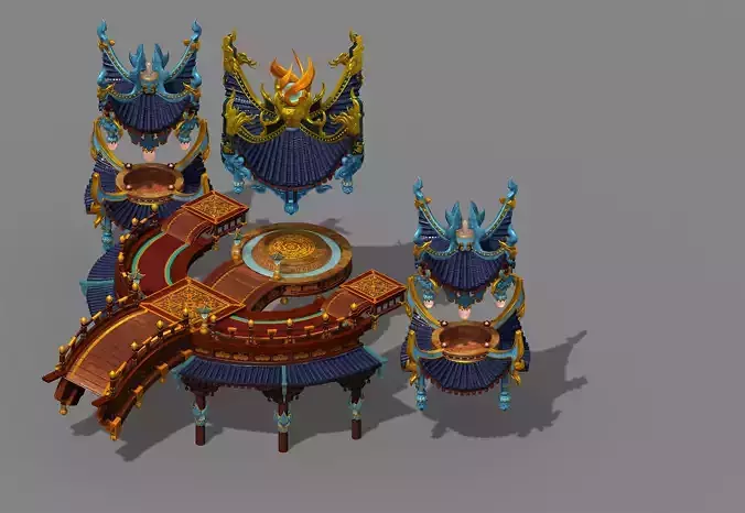 Game model - the city main city of illusion