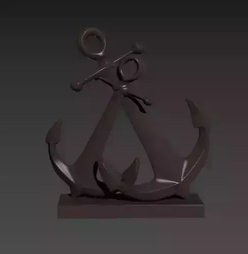 anchor desktop showpiece 3d printable model