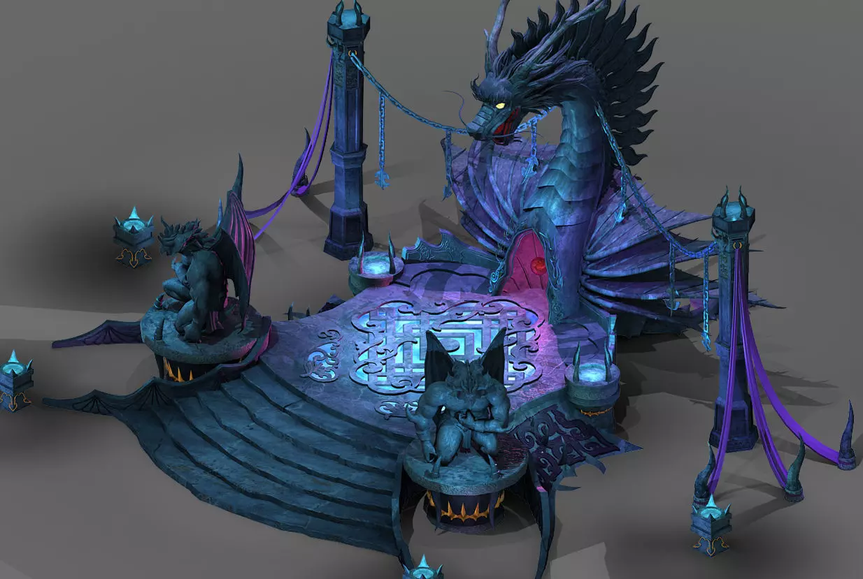 Game Model - Send - Dragon Shape 3D model
