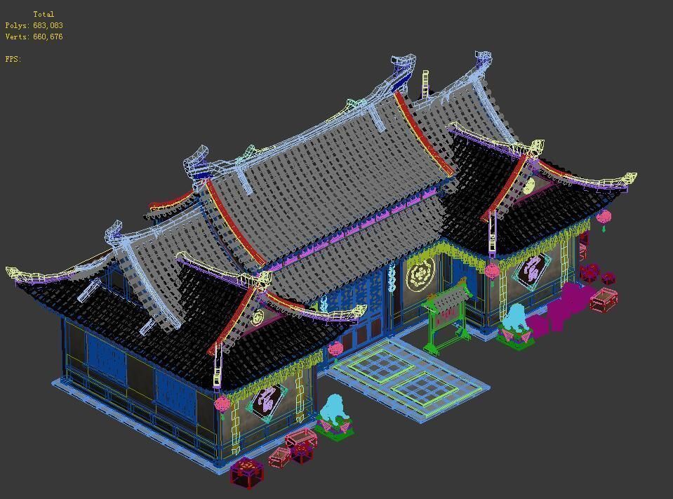 Large city - pawnshop 3D model_4