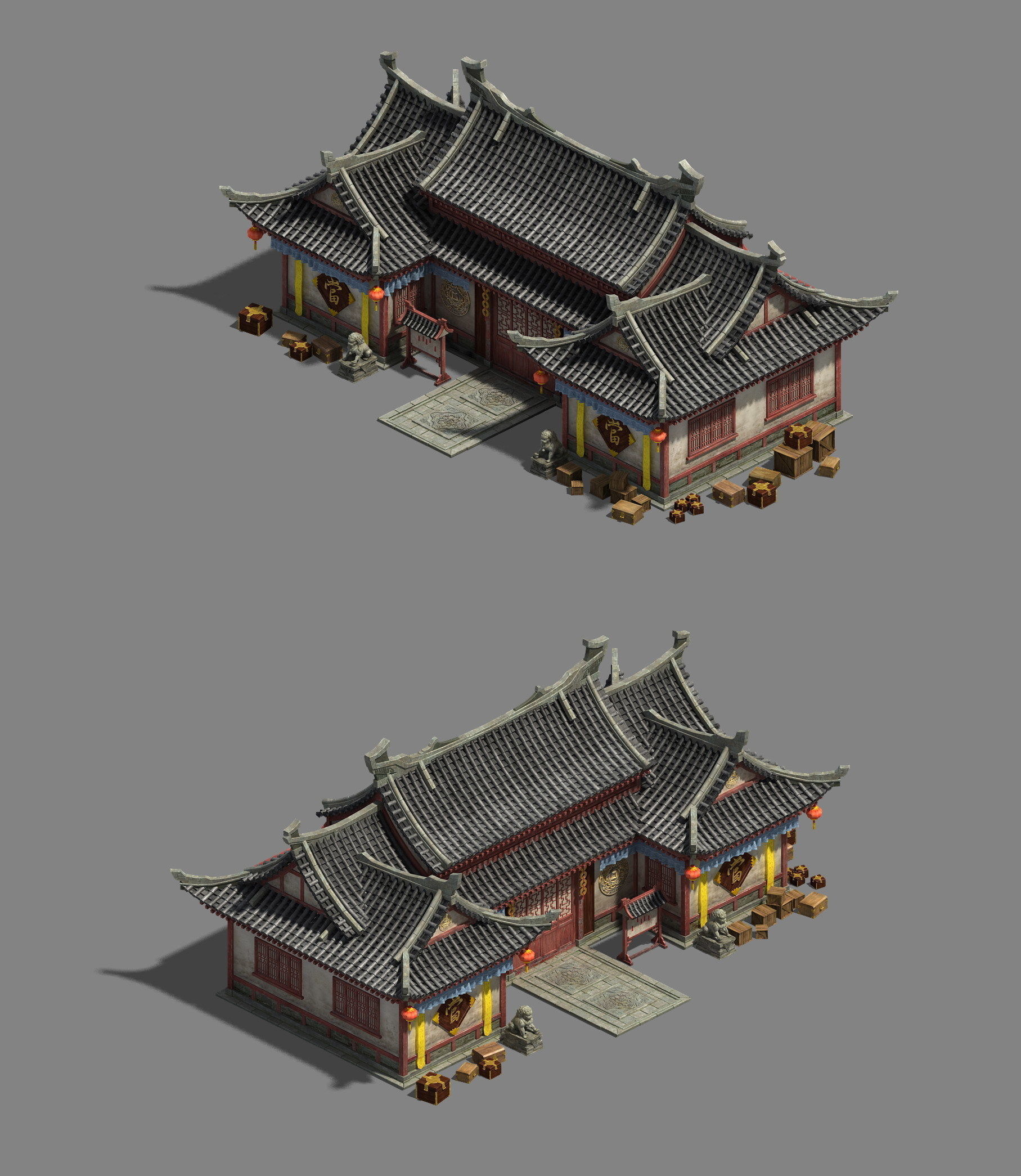 Large city - pawnshop 3D model_2