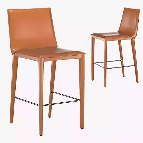Bottega Counter Stool 3D model